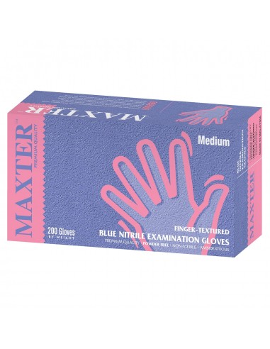 Gants Jetables Nitrile Bleu - boite de 200 Gants