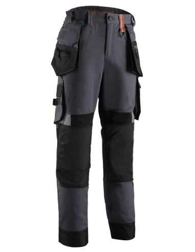 PANTALON - CRISTOBAL - RIPSTOP  COTON/POLY 280G/M2 + STRETCH + OXFORD STRETCH