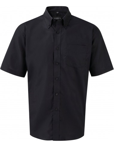 RU933M - Chemise homme manches courtes Oxford