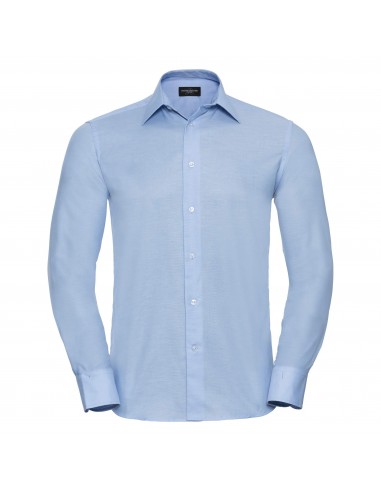 RU922M - Chemise homme Oxford cintrée manches longues