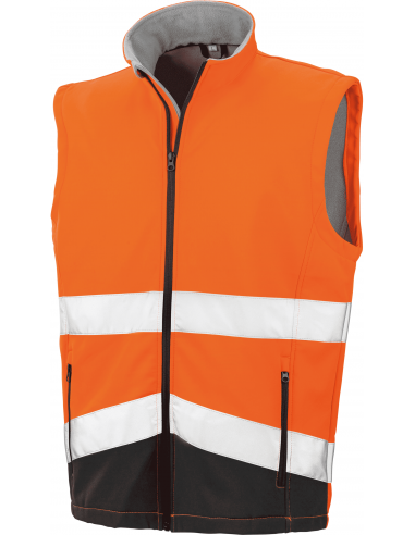 Gilet softshell Haute Visibilité