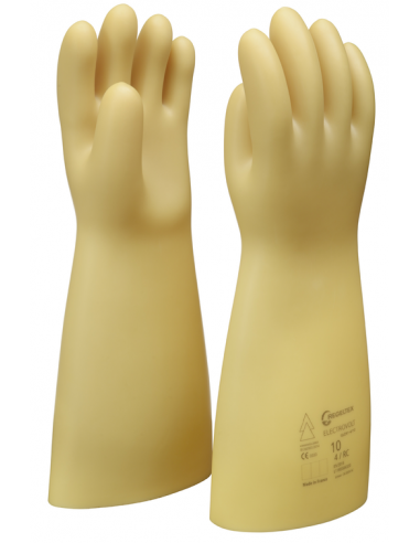 Gants isolation électrique 1000 V/0 ELECTROVOLT